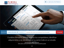 Tablet Screenshot of plimsoll.es